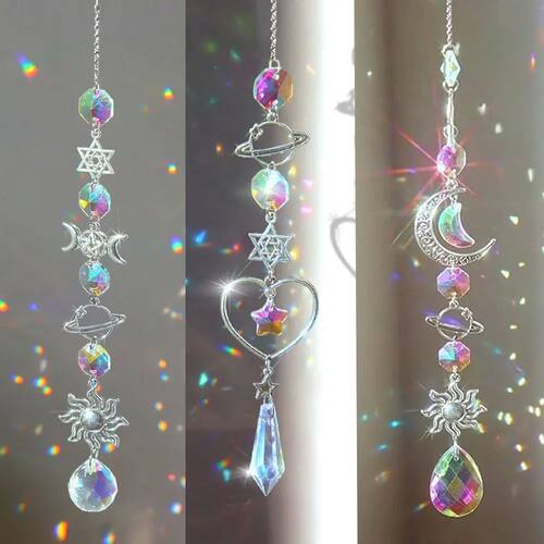 Crystal Wind Chime Rainbow Maker Sun Catcher Dream Catcher P