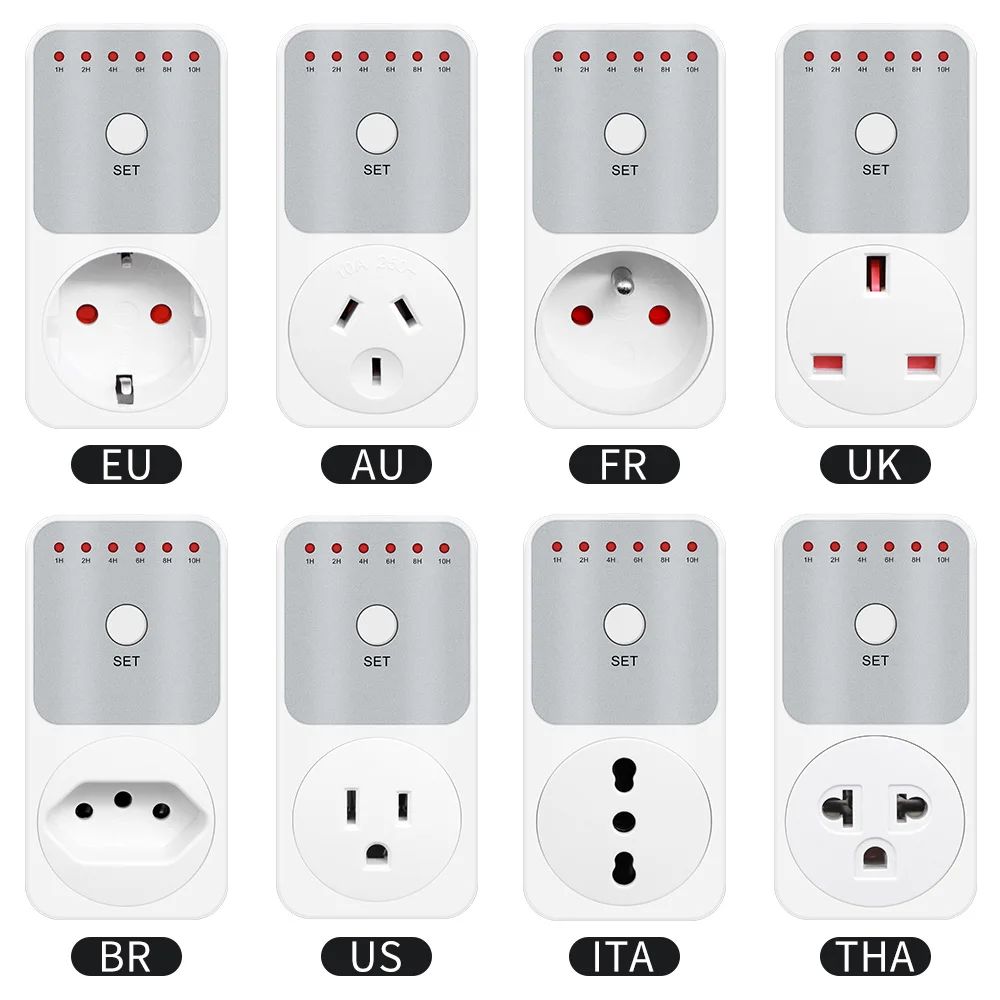 TM04 10Hr Countdown Timer Switch Socket Electronic Power Met