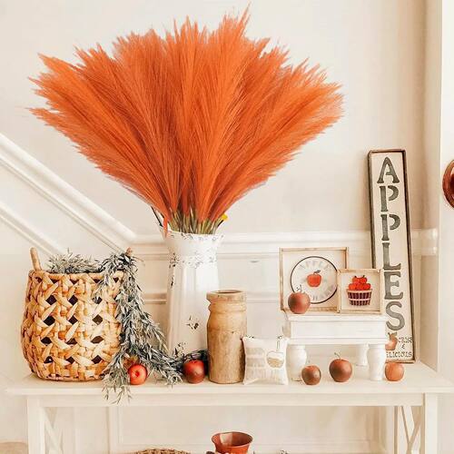 55cm Fall Pampas Grass Artificial Flowers for Home Wedding F