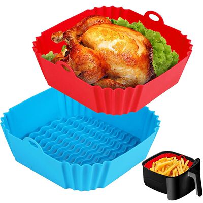 Air Fryer Silicone Liners Pot,Airfryer Basket Cooking Gadget