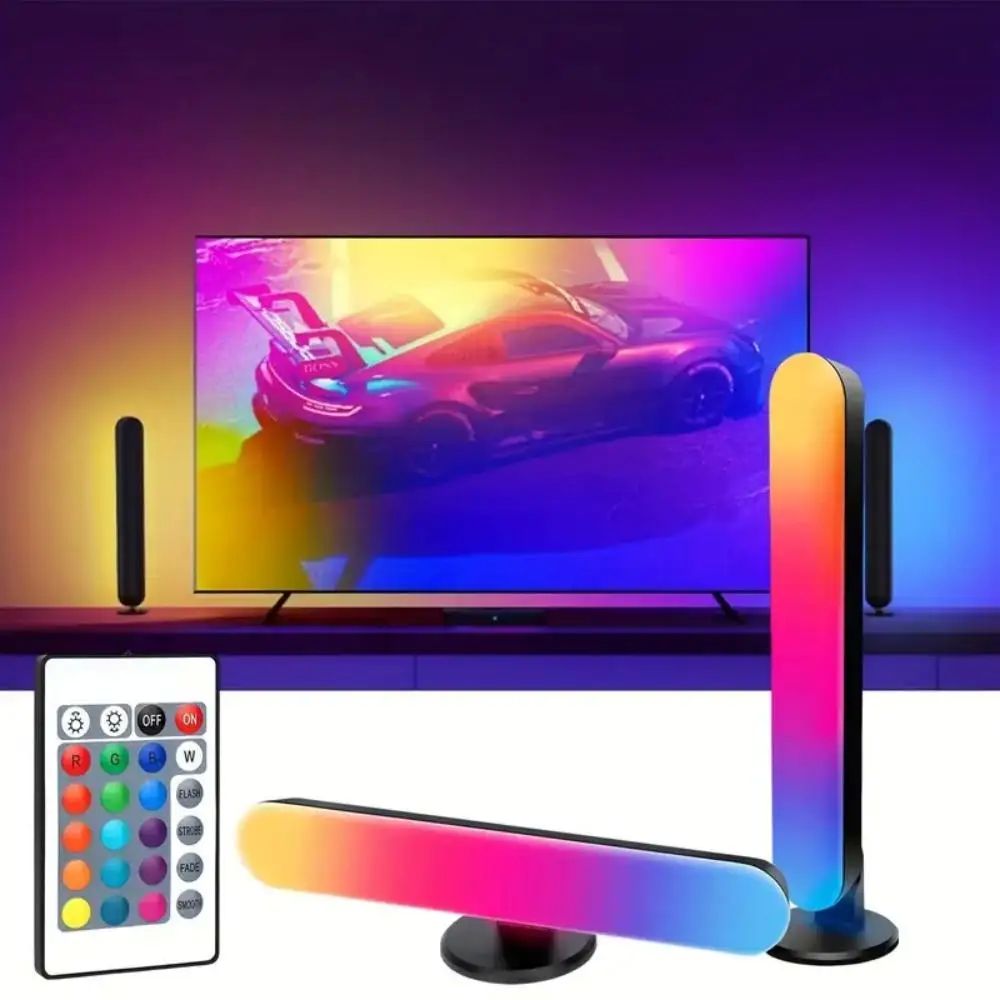 USB LED Light Bar RGB Color Changing TV Backlight Remote Sym