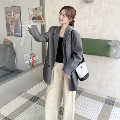 新品 首发 时尚拼接西装2C259-9960-P155-K228