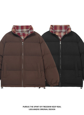 2024 冬季新款 港风白底大码立领棉衣M-5X HM241016-特P69-无控价