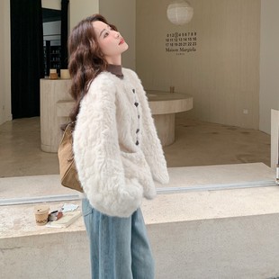 环保皮草皮毛一体外套 8611P175K258 2b115