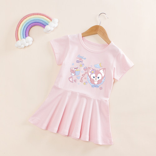 女童裙子韩版夏季卡通纯棉连衣裙