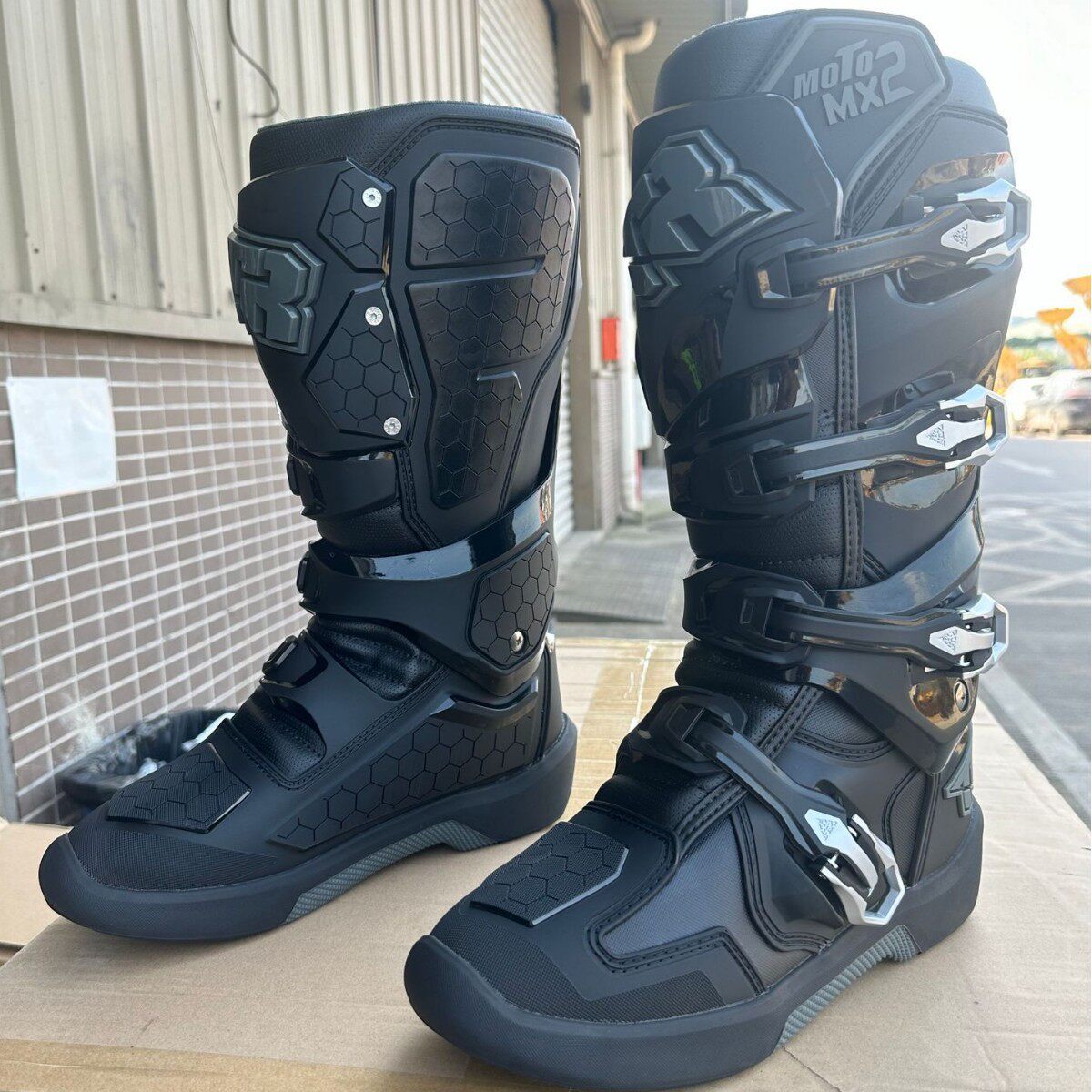 TR虎牌MX2摩托车越野靴活动轴骑行靴林道拉力赛车靴护具装备透气