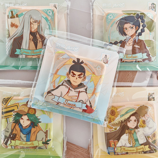 官方正版 动漫周边 刺客伍六七吧唧徽章梅花十三青凤赤牙官谷二次元