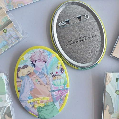 正版时光代理人吧唧徽章三丽鸥联名布丁狗-夏斐三月兽官谷现货