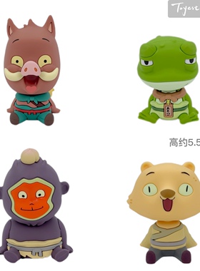 浪浪山小妖怪排排坐系列摇头摆件 正版小猪妖猩猩怪玩偶车载模型