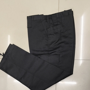 保安裤子男黑色斜纹耐磨作战裤保安工作服裤春秋夏季作训裤宽松