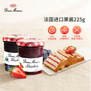 进口果酱蓓妮妈妈草莓蓝莓225g