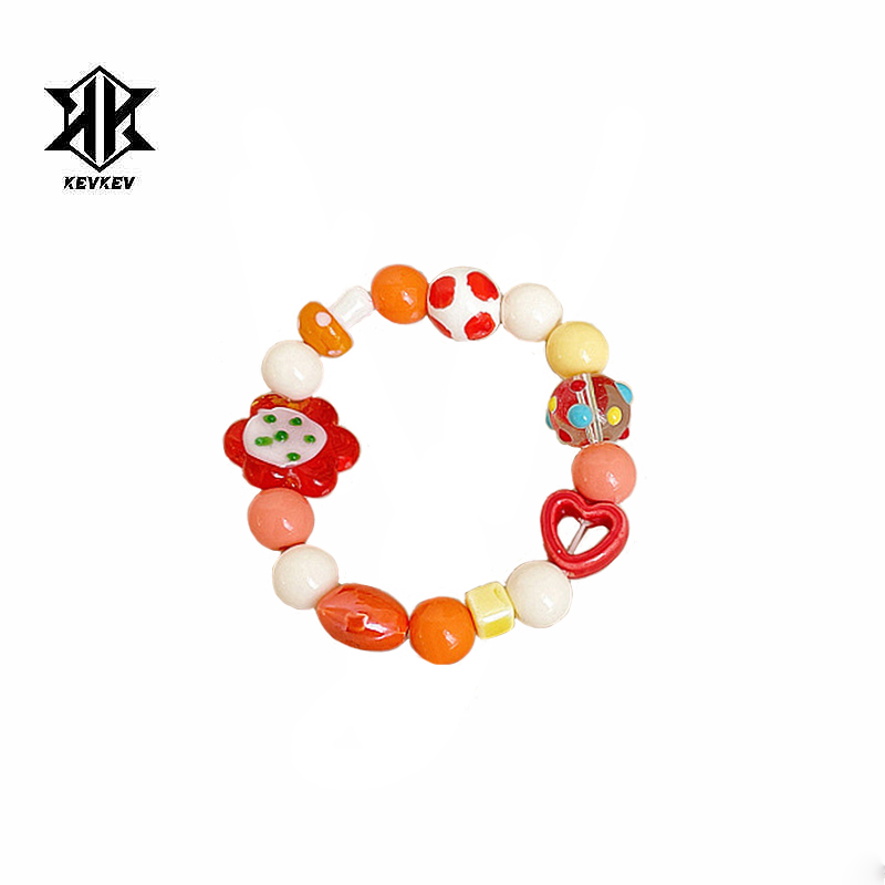 鞠婧祎同款爱心手链2023新款