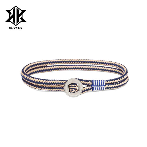 同款拼色纽扣手绳男女情侣