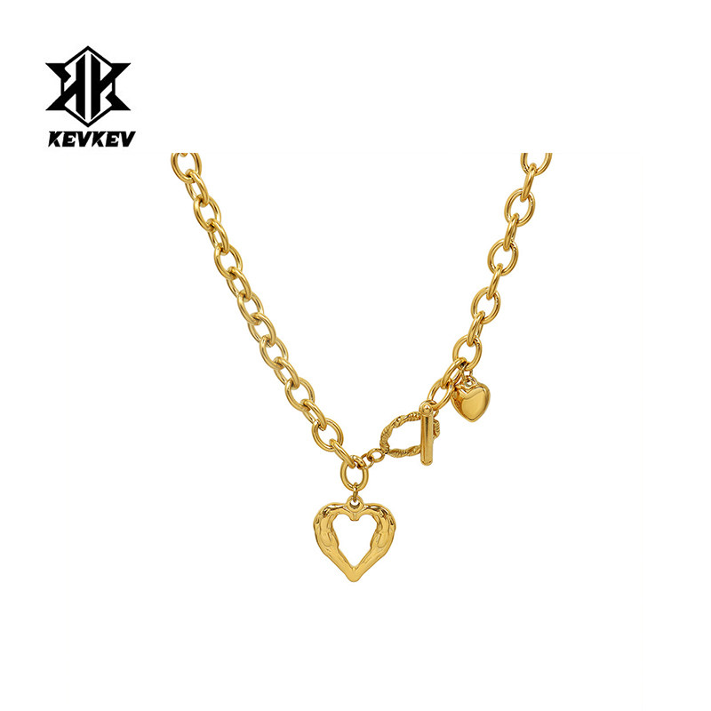 宋雨琦同款天使之心爱心项链甜酷