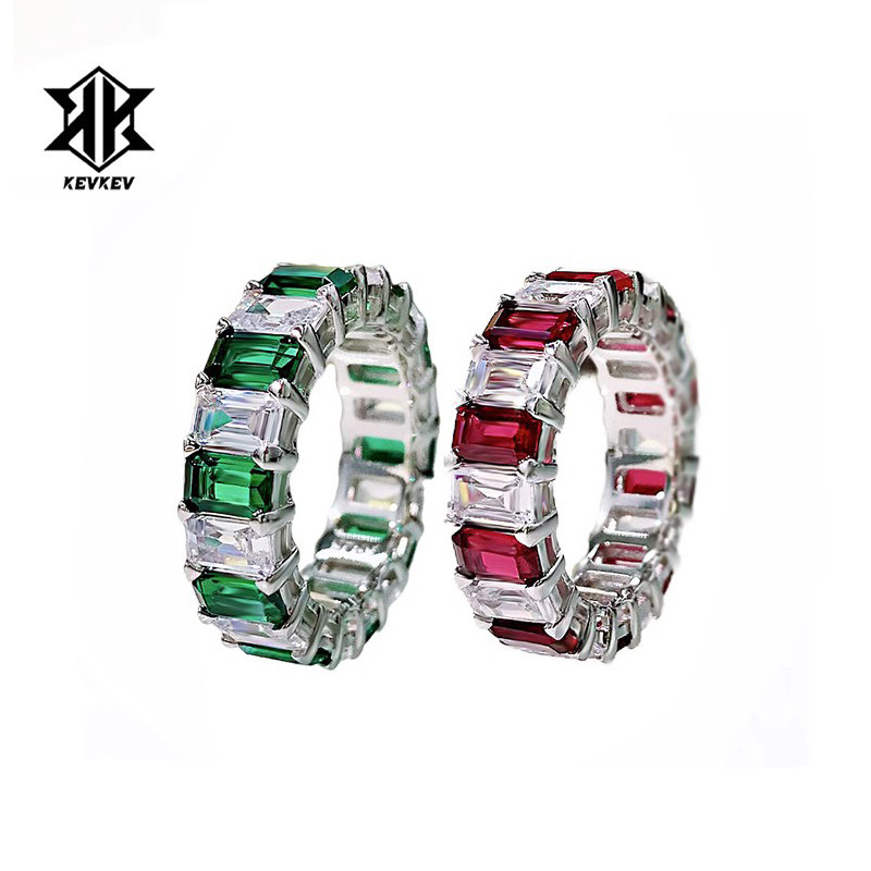 S925银满钻锆石戒指对戒