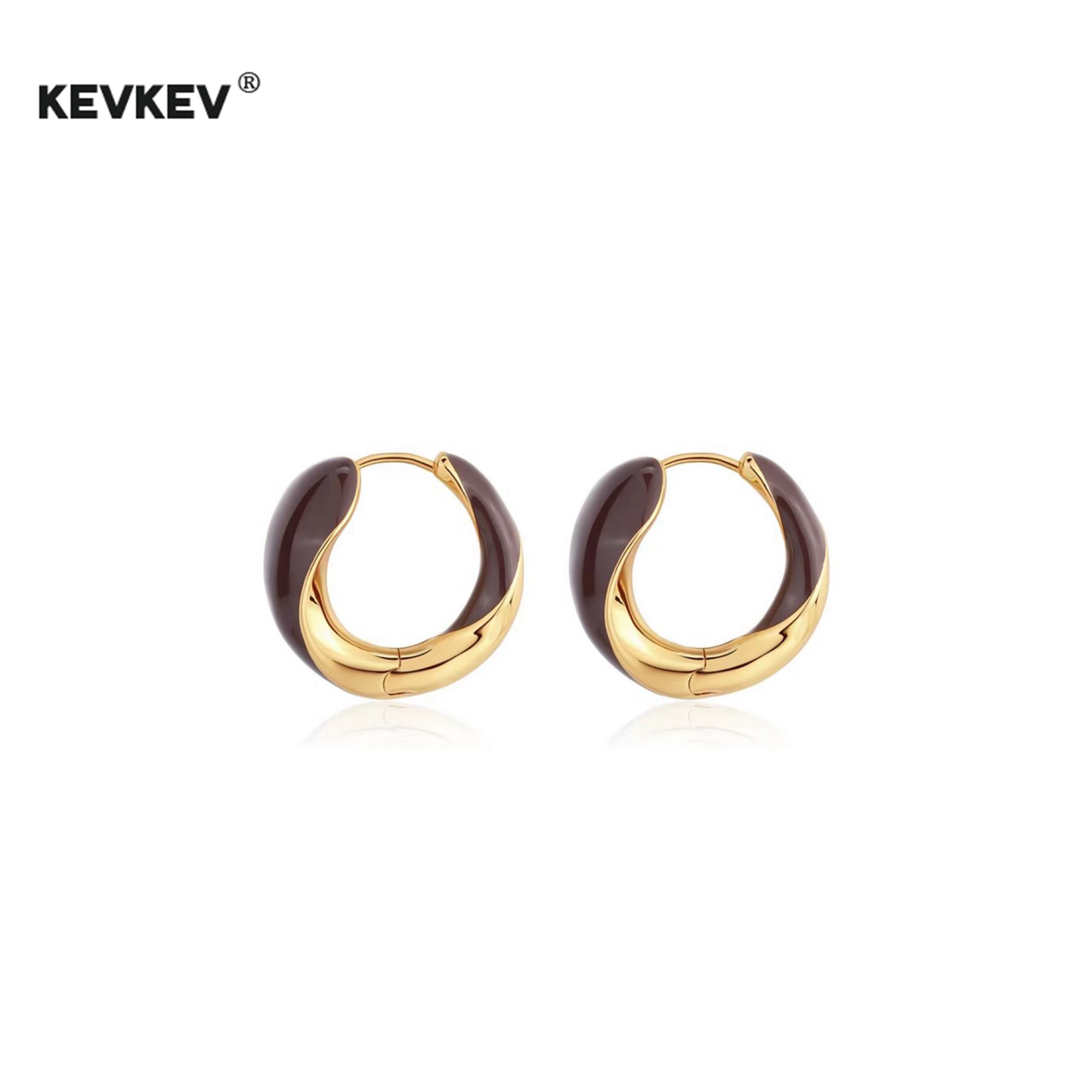 珐琅耳环轻奢高级感欧美跨境