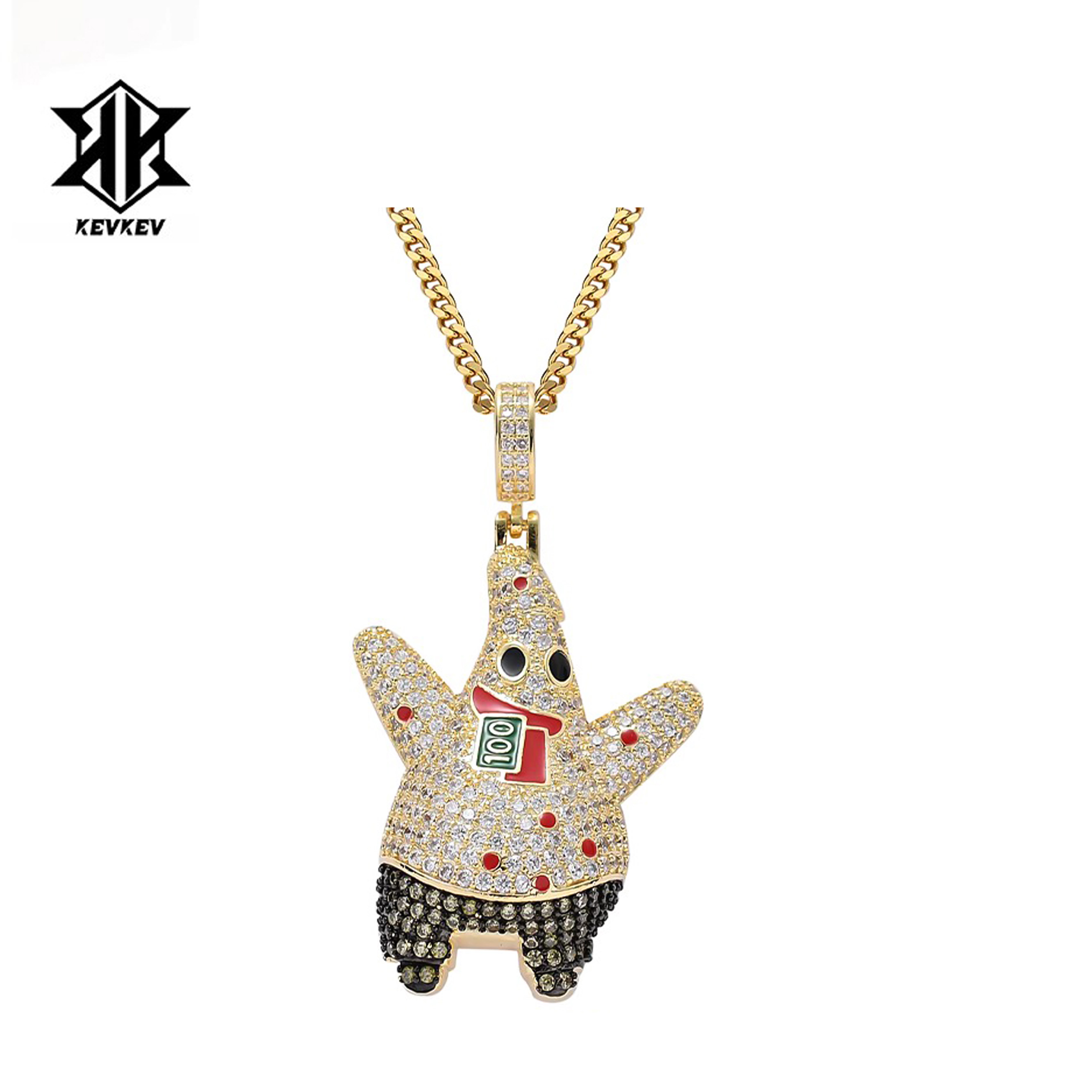 派大星kevkev潮牌吊坠男生项链