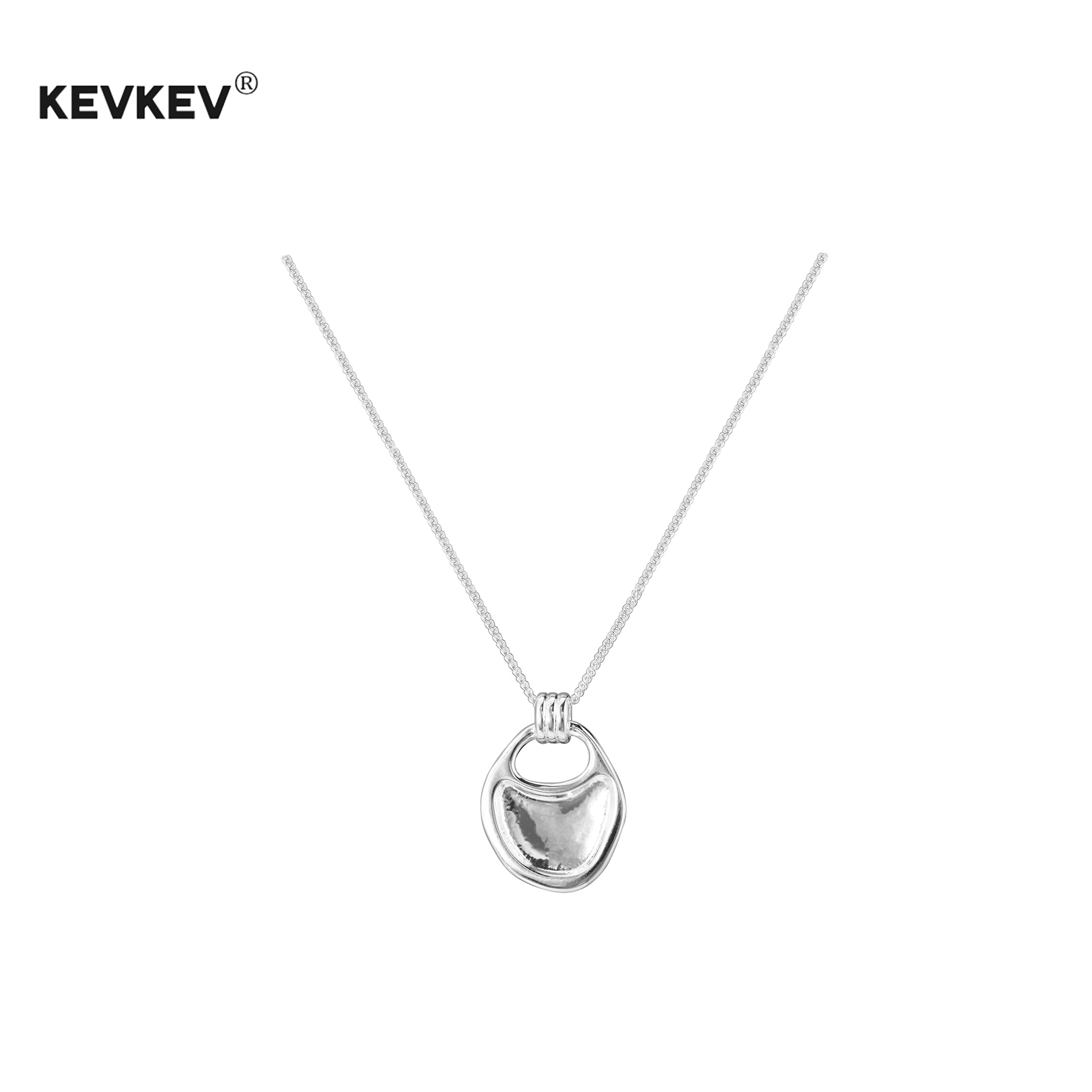 kevkev韩国fever同款不规则S925银韩系项链配饰ins长款毛衣链女