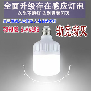 24G雷达毫米存在传感应E27螺口灯球泡工程过道玄关卫生人不动不灭