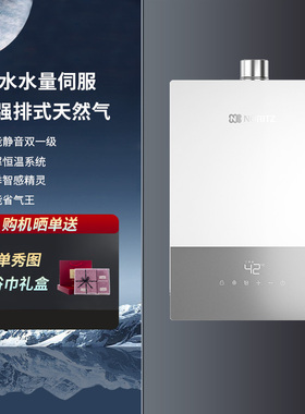 NORITZ/能率【小云朵UP】GQ-16EX33AFEX燃气热水器水伺服恒温16升