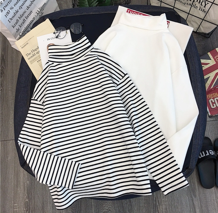 高领打底衫女长袖秋冬韩版薄款紧身内搭t恤洋气修身纯色超火上衣|ruв категории Женская одежда, футболка - от Buy2taobao.com для оказания профессиональной услуги покупки агента Taobao