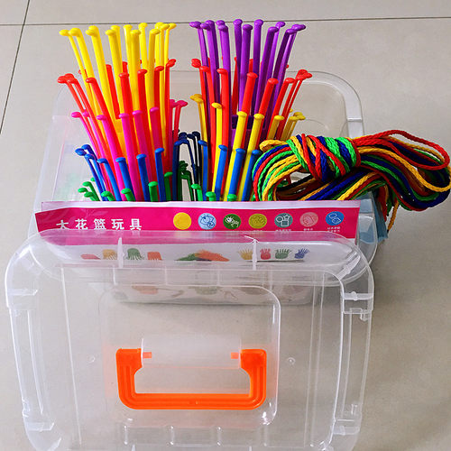 巧手工花篮diy益智玩具专注力