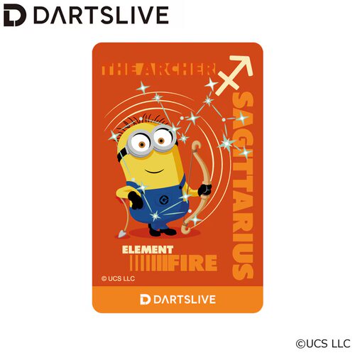 小黄人射手座DARTSLIVE会员卡