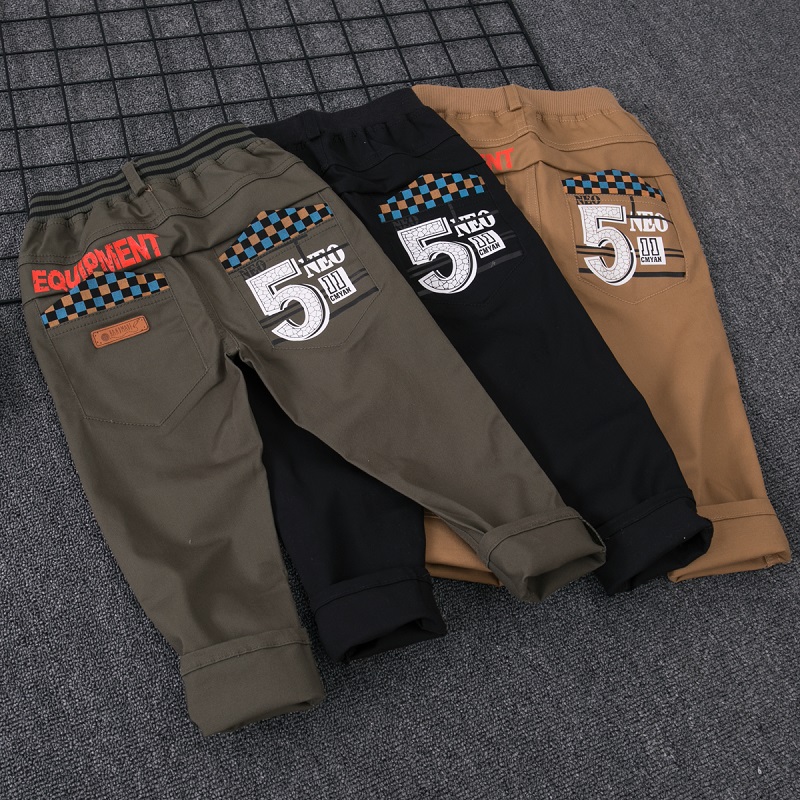 儿童裤子男童春秋新款中大童韩版