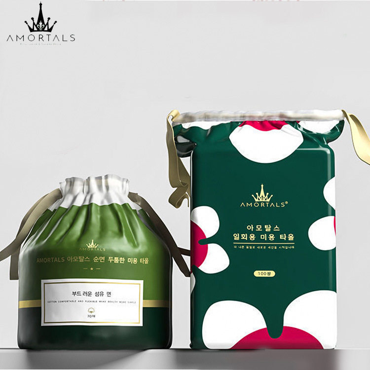 新款 尔木卷筒巾云感棉柔洗脸巾100片一次性擦脸洁面巾洗面t