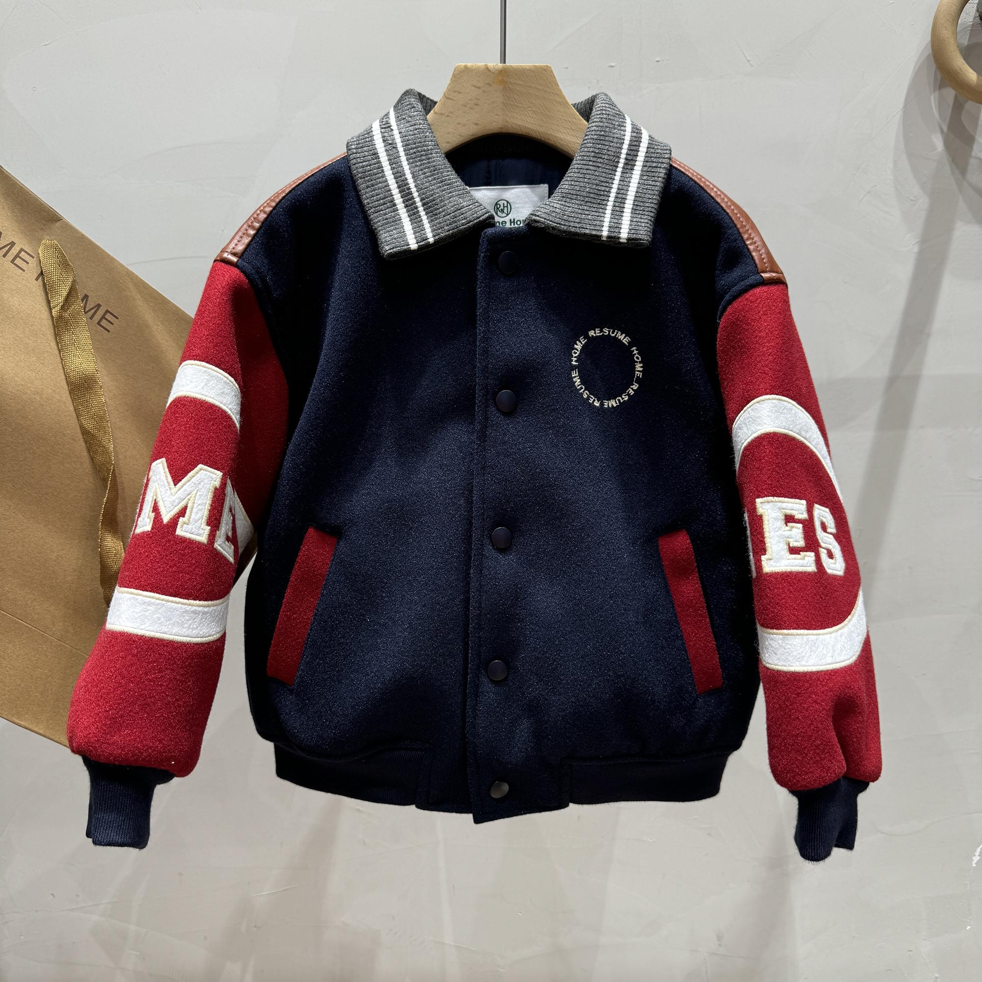 简历童装24冬季新款夹棉外套秋冬