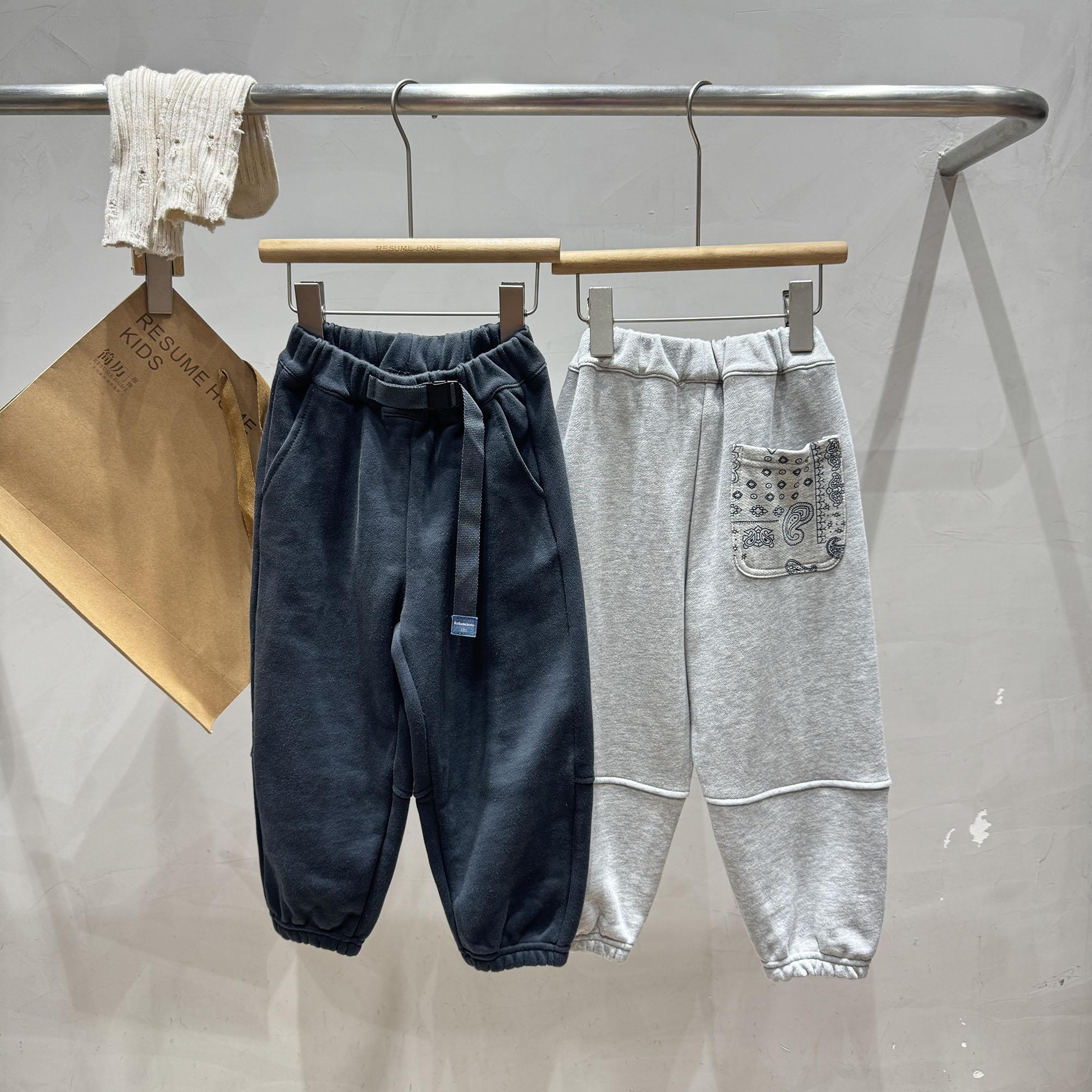 秋款束脚长卫裤纯棉休闲运动裤