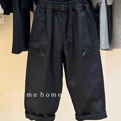 简历童装男童秋冬款工装裤长裤