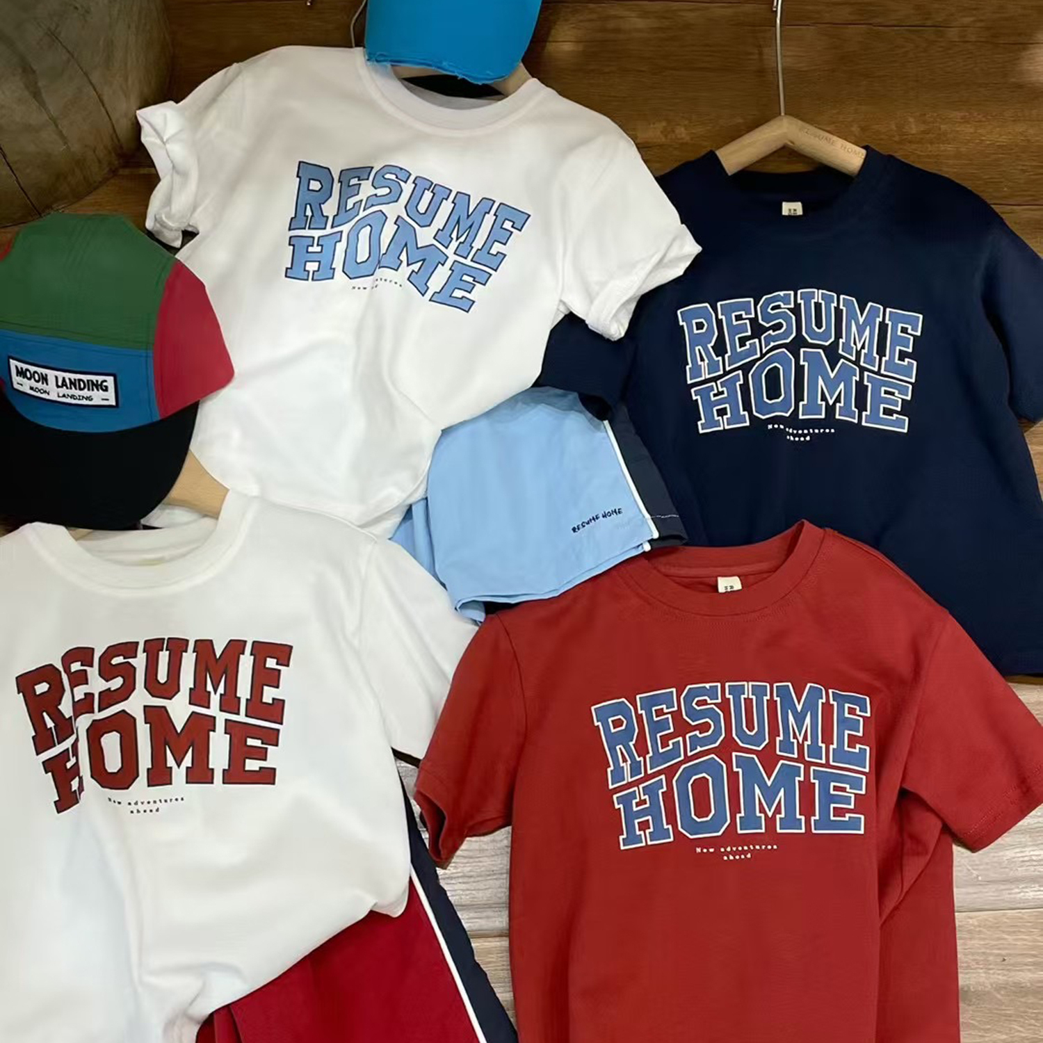 简历2025夏季新款男女童短袖T恤