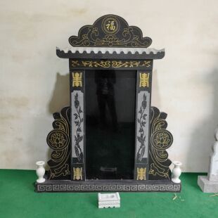 墓碑定制农村土葬公墓陵园刻字纪念碑天然石大理石墓碑中国黑石碑