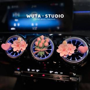 比亚迪海豚车载香薰海鸥秦pro宋l车内饰品摆件汽车出风口扩香石