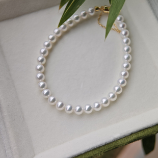 6mm磁吸扣 特选丝绸极光小灯泡珍珠手链5 无核亮度 天花板