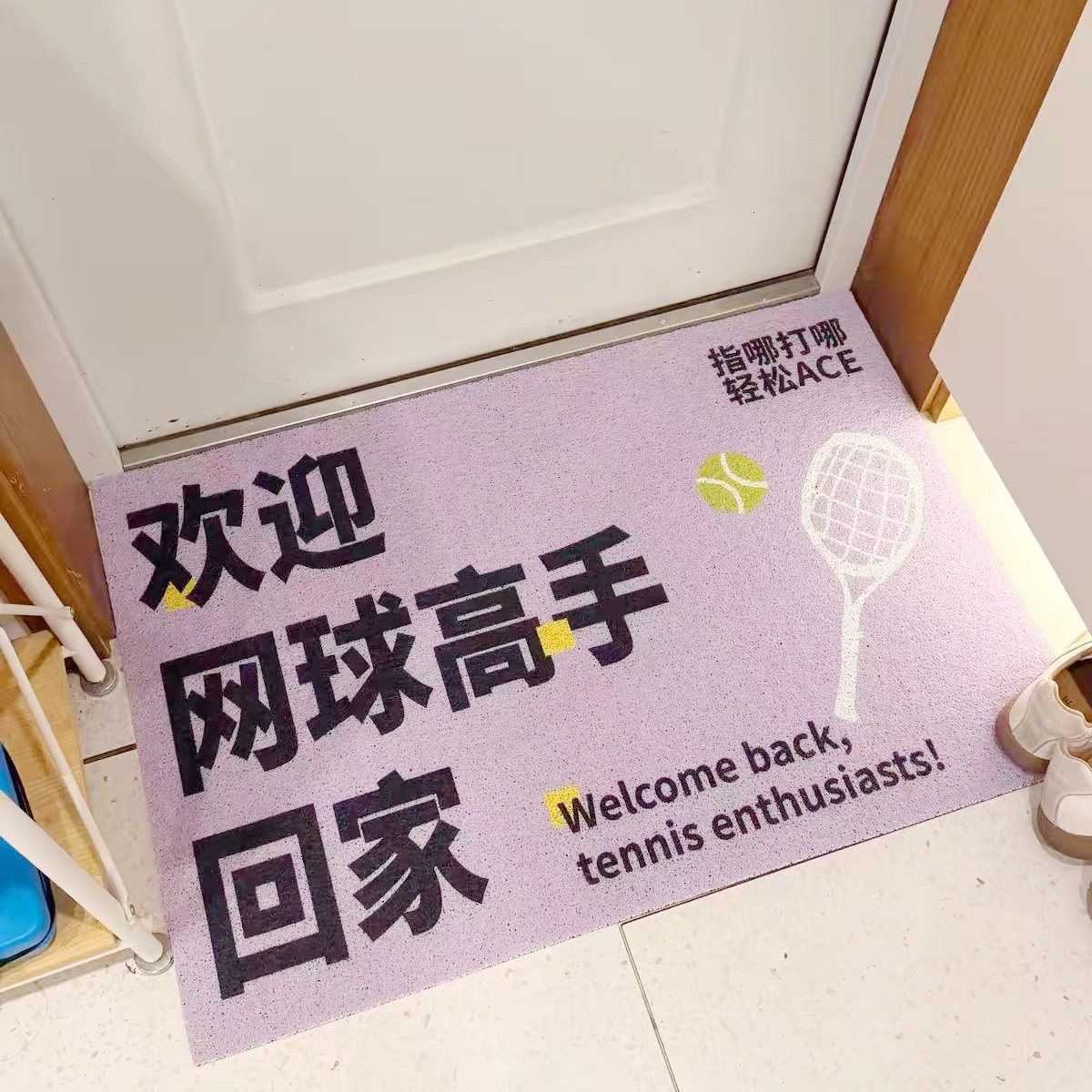 ins风丝圈入户门地垫6