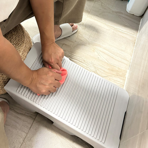 加厚塑料金友春带脚搓板搓衣板