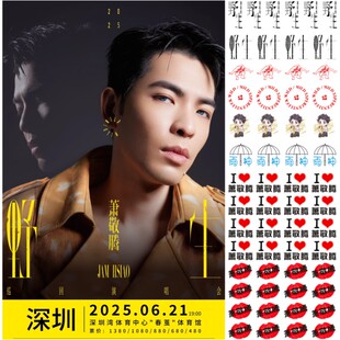 萧敬腾野生2025演唱会纹身贴 音乐节活动粉丝应援脸贴 防水持久