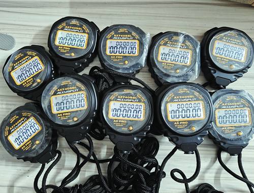 电子秒表计时器运动健身跑步田径训练学生游泳裁判教练比赛健身表