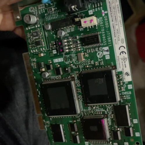 PLC Q80BD-J71BR11，挡板纠正过，功能完好 议价