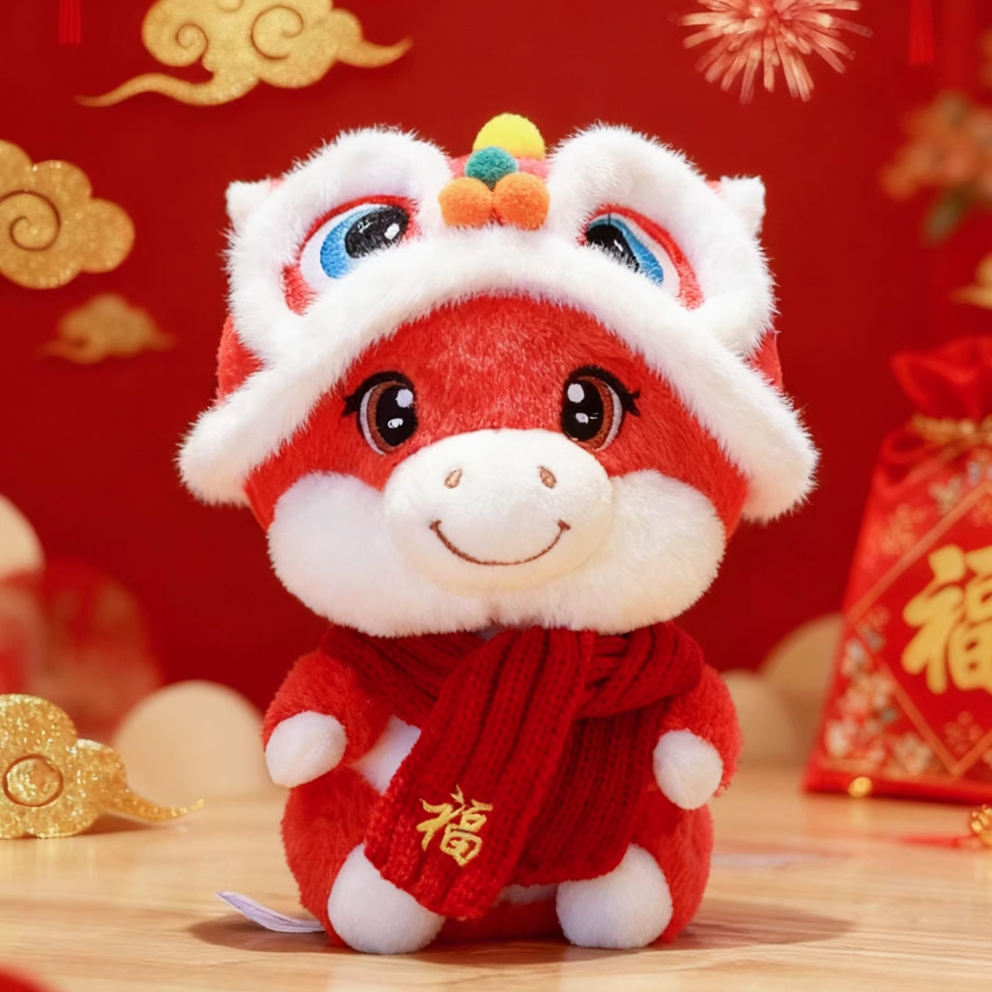 2026马年吉祥物公仔醒狮马卡通生肖玩偶毛绒玩具娃娃本命年小礼品,玩具/童车/益智/积木/模型,毛绒/玩偶/公仔/布艺类玩具,淘宝优惠券,粉丝福利购,淘宝优惠卷