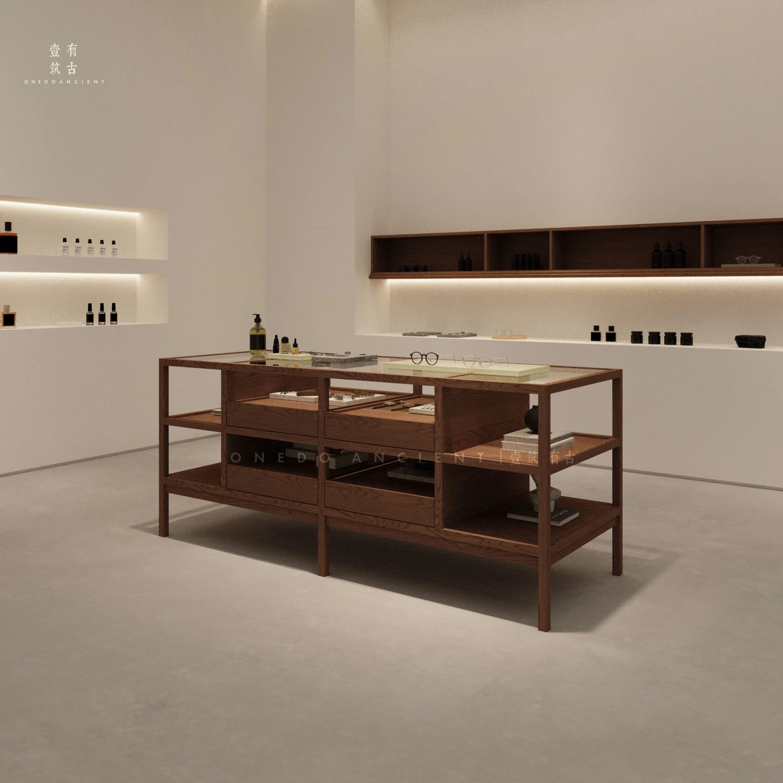 日韩时尚中岛架服装店鞋包精品店展示架样板架置物靠墙架网红直播,商业/办公家具,中岛/流水台,淘宝优惠券,粉丝福利购,淘宝优惠卷