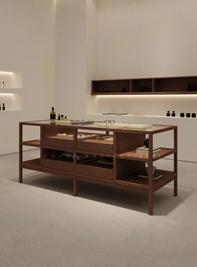 日韩时尚中岛架服装店鞋包精品店展示架样板架置物靠墙架网红直播