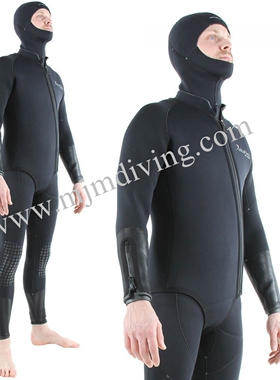 5毫米DeltaFlex商业潜水半干式潜水服三件套海上救援运动爆款推荐