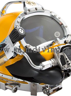 美国原装进口科比摩根KMB37潜水头盔硬头盔水肺潜水深潜商业潜水