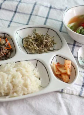 韩国代购进口一人食简直减肥陶瓷餐具高颜值手作儿童辅食餐具盘子