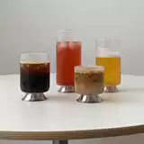 Импортный милый стеклянный бокал