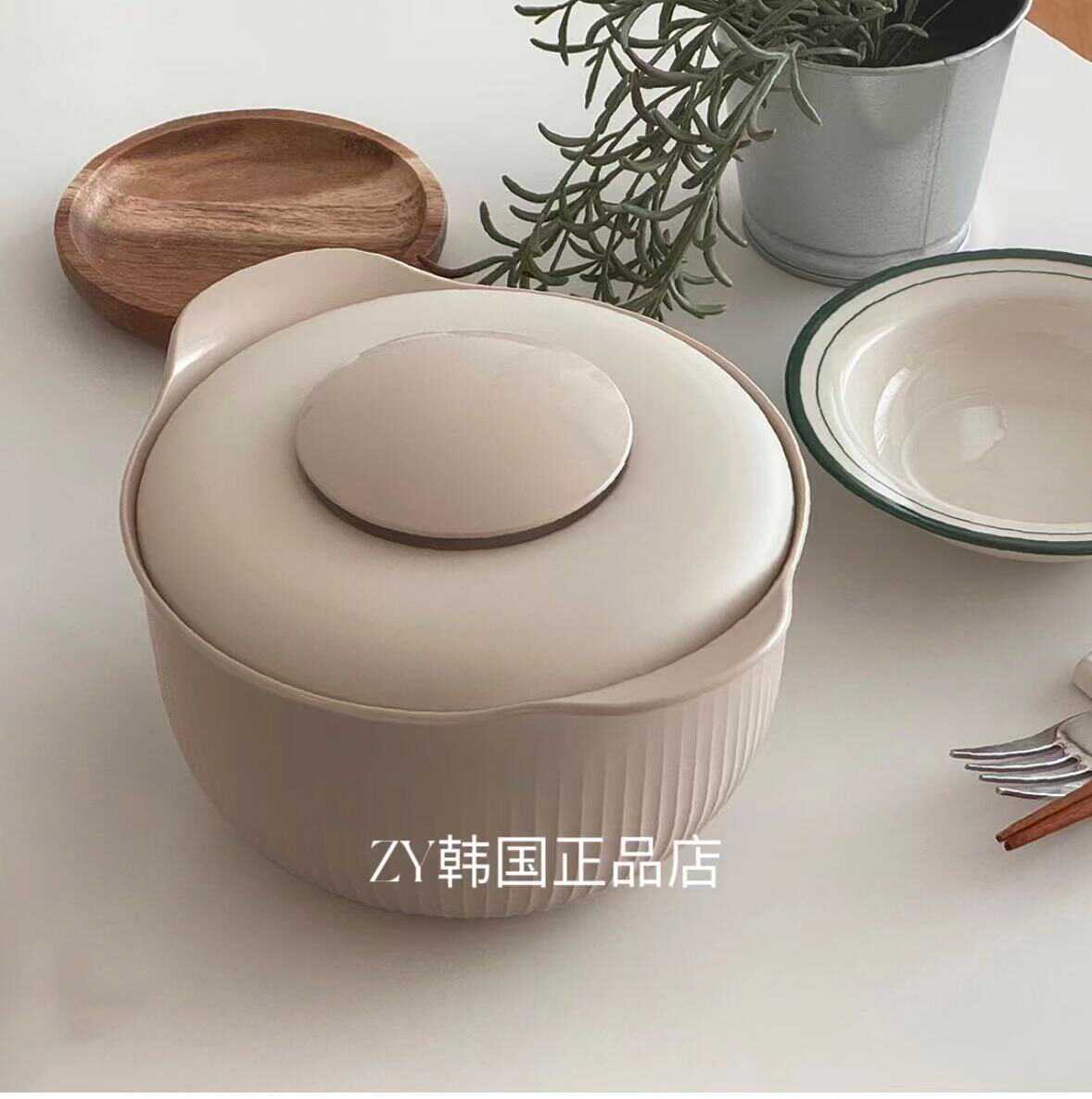韩国代购进口微波炉专用容器低糖饭锅家用便携不粘多功能不粘锅