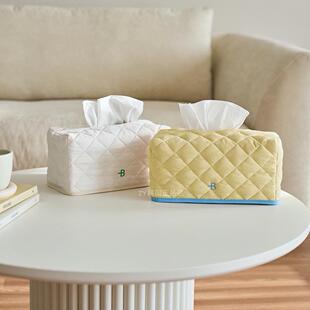 韩国代购进口ins小清新客厅餐巾纸抽纸盒布艺纸巾套收纳至今袋